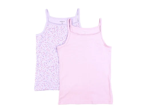 Name It pastel lilac dot undertrøje (2-pack)